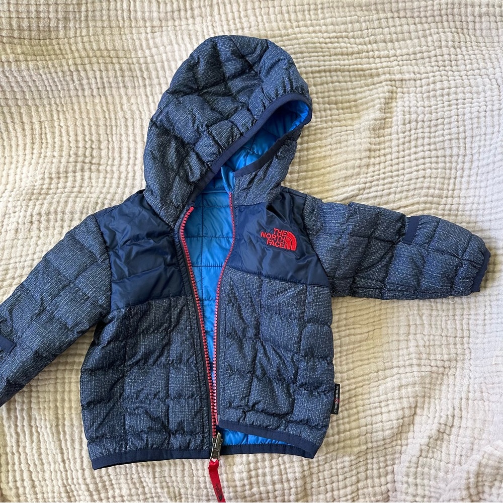 North face kids reversible coat